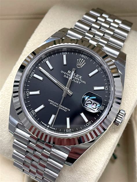 rolex blank dial|Rolex datejust 41 black.